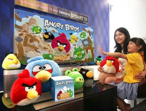 Angry Birds вече с версия за умните телевизори на Samsung