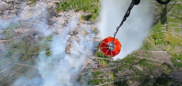 Хеликоптерите излели на Витоша 858 тона вода при 343 курса