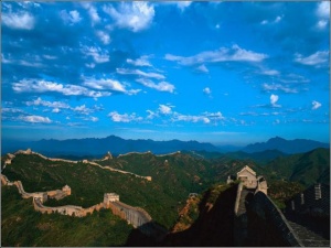 Пороите събориха част от Великата китайска стена
