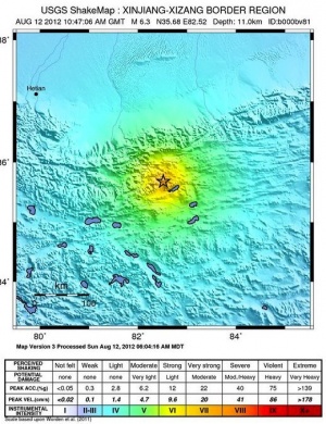 Силно земетресение разтърси Западен Китай