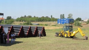 Борисов направи първа копка на газовата връзка с Румъния