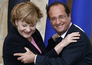 Меркел и Оланд отново на ключова среща за еврозоната