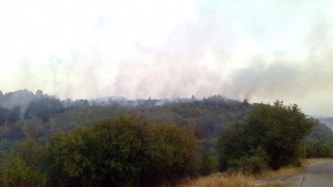 Два хеликоптера отново гасят пожара в Рила