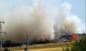 Пожарът в Русе овладян, въздухът не е замърсен