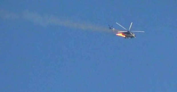 Бунтовниците в Сирия свалиха хеликоптер на режима за отмъщение