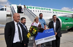 Летище Бургас посрещна двумилионния си пътник за сезона