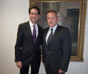 Ед Милибанд подкрепи Станишев за президент на ПЕС