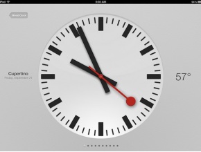 Apple ще се срещне с Швейцарските железници заради дизайна на часовника в iPad