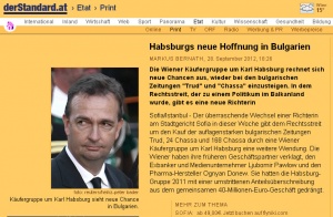 „Дер Щандарт“: Обвиняват Борисов, че търси медиен комфорт преди изборите