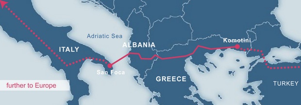Гърция, Италия и Албания подписват в Ню Йорк за Трансадриатическия газопровод