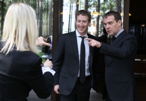 Медведев и Зукърбърг: „Фейсбук" ще работи като авангардна компания в Русия