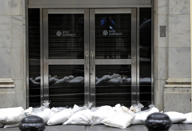 Нюйоркската борса затворена втори ден заради „Санди"