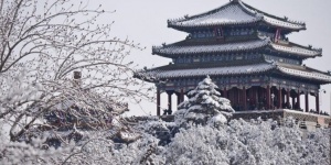 Снежна виелица бушува в Пекин