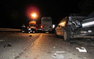 Тежка катастрофа затвори международния път от Дунав мост