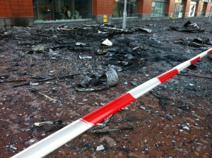 Молът пламнал от късо съединение, не след умишлен палеж