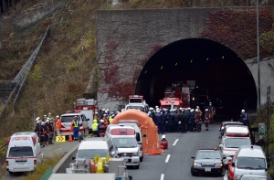 Магистрален тунел се срути в Япония, взе жертви