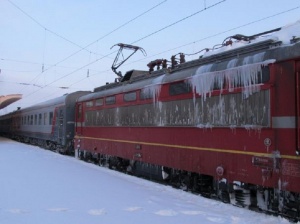 Локомотив на влак се запали, няма пострадали