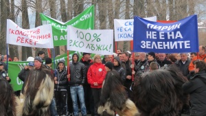 Нова блокада на пътя за Банско - местните пак искат нов лифт и още писти