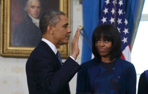 Президентът Обама се закле на кратка церемония в Белия дом