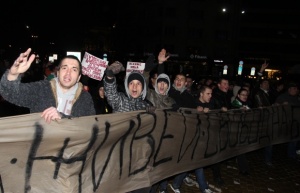 Протестиращи в Пловдив блокираха движението по бул. „Шести Септември"