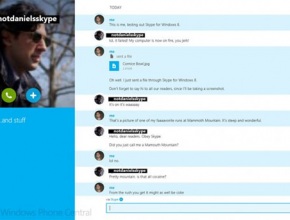 Skype за Windows 8 вече поддържа работа с файлове