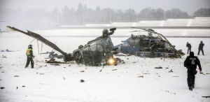 Два хеликоптера се сблъскаха в Берлин заради буря