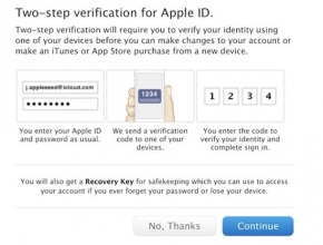 Apple въвежда две стъпки за верификация за потребителите на Apple ID и iCloud