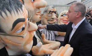 Мъпет шоу с Борисов  и Цветанов в Пловдив