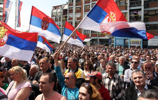 Косовските сърби протестират срещу споразумението между Белград и Прищина