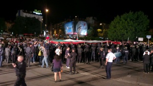 Протестиращи представители на "Другата България" са окупирали зала 3 в НДК