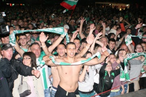 Хиляди старозагорци посрещнаха Купата на България