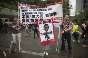 Демонстрации в подкрепа на Едуард Сноудън в Хонгконг
