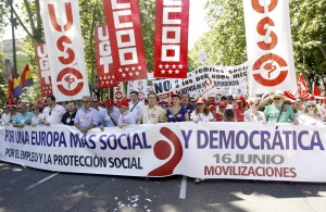 Испанците протестират срещу рестриктивната политика на правителството