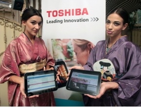 Toshiba демонстрира новите си телевизори, таблети и лаптопи