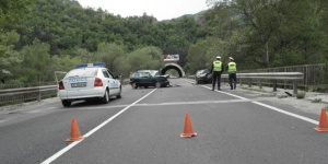 Тежка катастрофа в Кресненското дефиле, четирима ранени