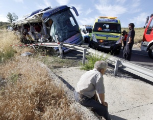 9 загинали и над 15 ранени при катастрофа в Испания