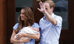 Кейт и Уилям показаха бебето