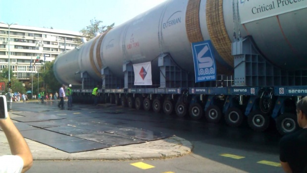 Мегатовари бяха транспортирани в Бургас