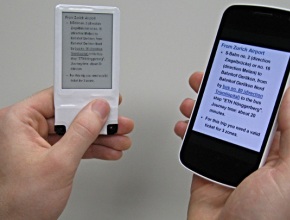 E-Ink дисплеите могат да се захранвaт с енергия и чрез NFC