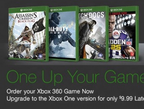 Предложение на Amazon за ъпгрейд на игри за Xbox 360 с версии за Xbox One