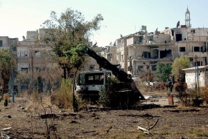 Сирийската армия обстрелвала с ракети района на предполагаемата химическа атака
