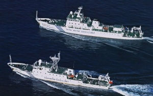 Три китайски кораба нахлуха в спорна зона с Япония