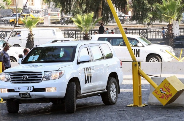 Експертите на ООН са взели проби от мястото на атаката в Дамаск