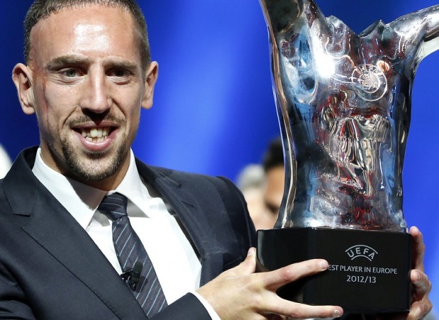 Франк Рибери е играч номер едно на Европа