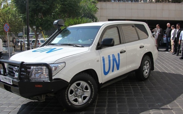 Инспекторите на ООН преминаха границата на Сирия с Ливан
