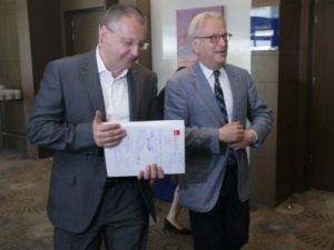 Ханес Свобода и Сергей Станишев разговарят на четири очи