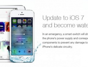 Шегаджии приписаха на iOS 7 водоустойчивост и излъгаха мнозина
