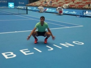 Гришо тренира с Джокович в Пекин