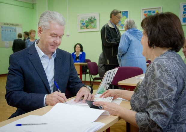 Собянин печели кметските избори в Москва