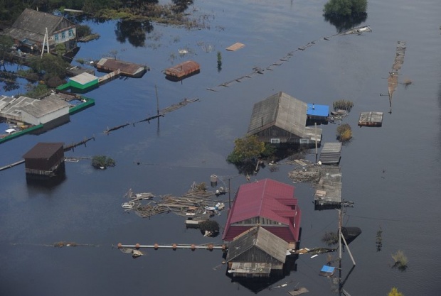 73 населени места в Русия са под вода